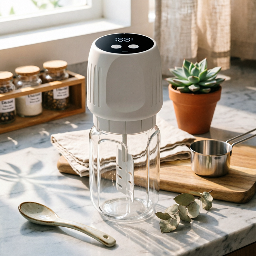 Home Cooking Kitchen - Elektrikli Tereyağı Çalkalayıcı Ev Yapımı Elektrikli