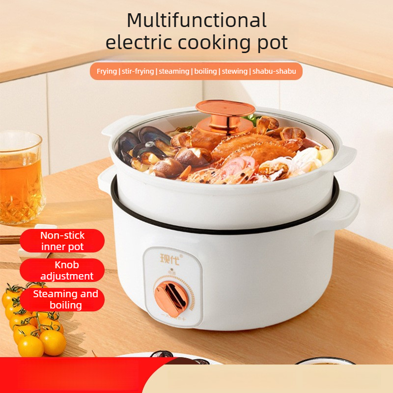 Home Cooking Electric - Çok Fonksiyonlu Mini Elektrikli Sıcak Tencere