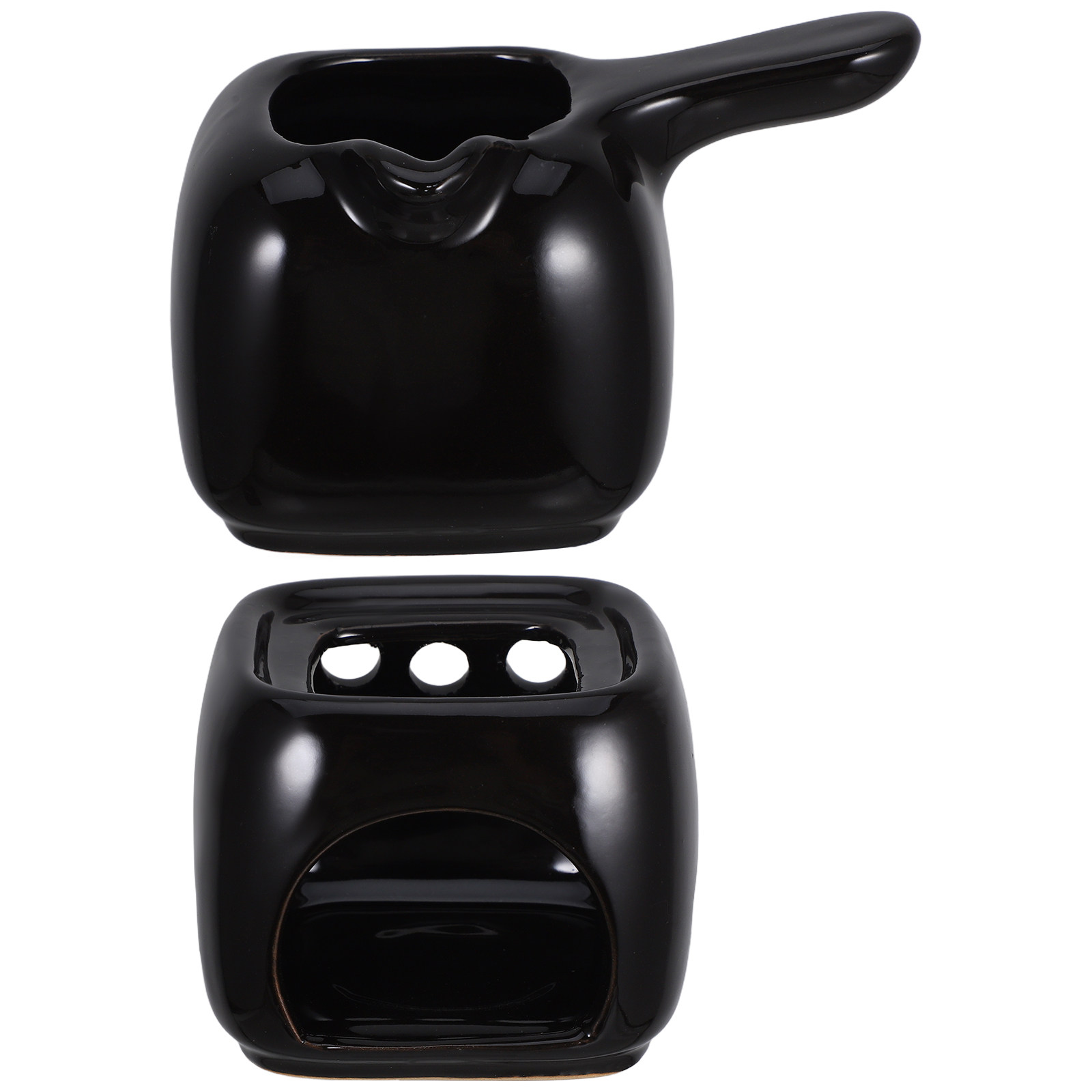 Fondue Pot Ceramic - Seramik Fondü Çikolata Eritme Kabı Kompakt