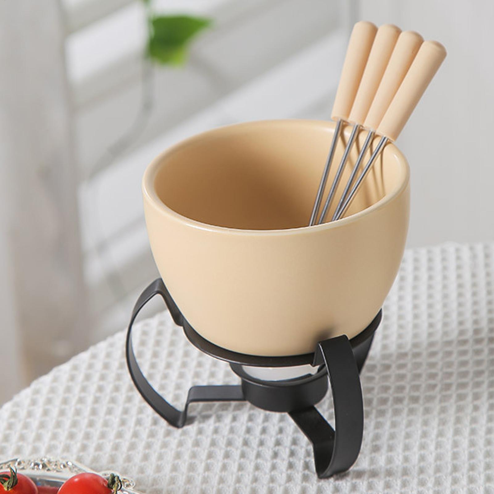 Fondue Pot Ceramic - 450 ml Mini Seramik Fondü Kupa