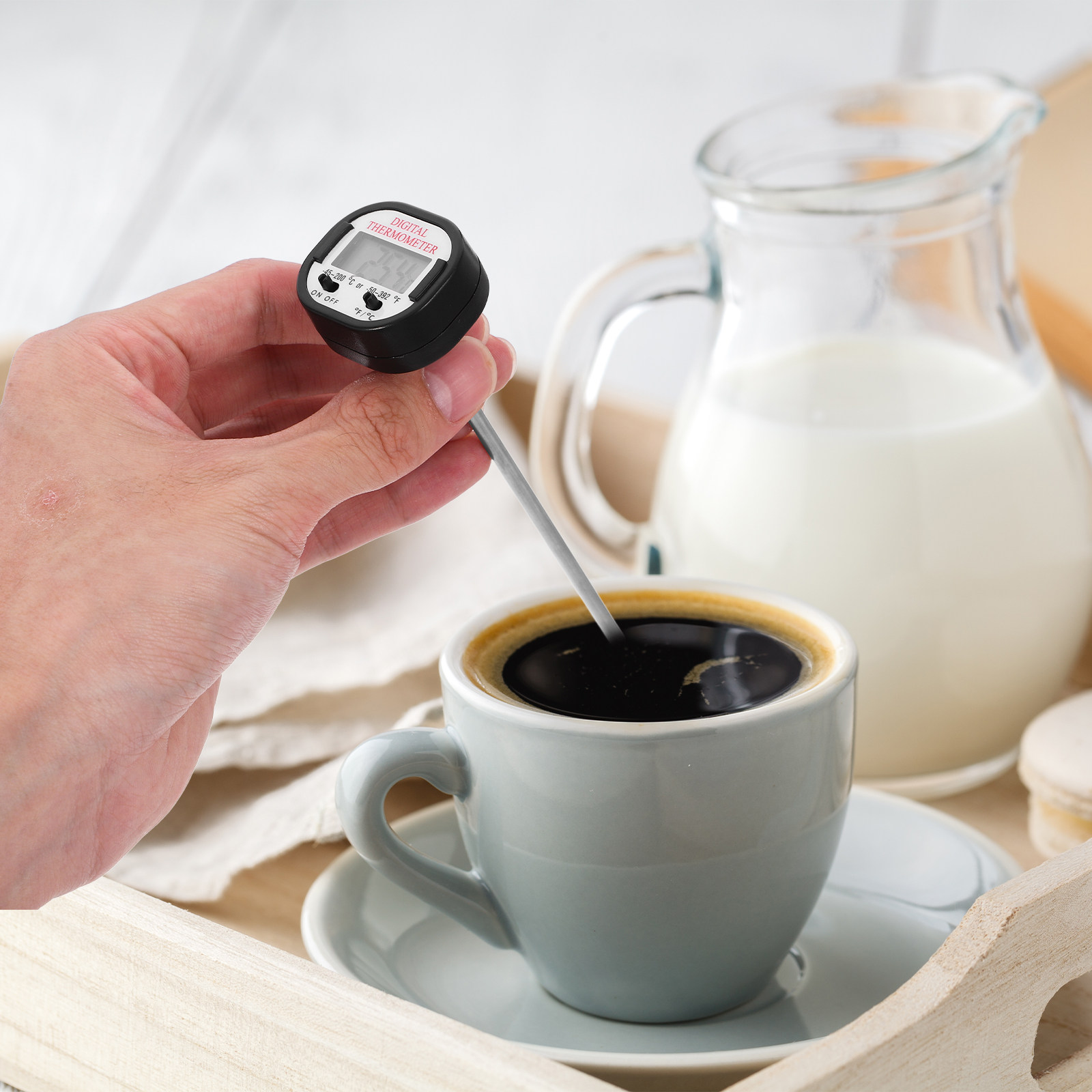Home Cooking Kitchen - Elektronik Gıda Termometresi Mutfak Pişirme Barbekü