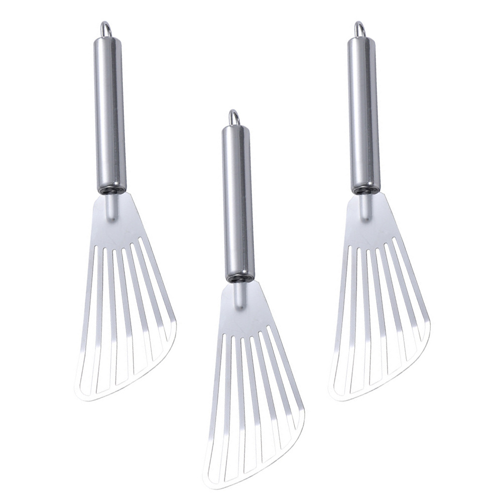 Home Cooking Help - 3 adet paslanmaz çelik spatula biftek
