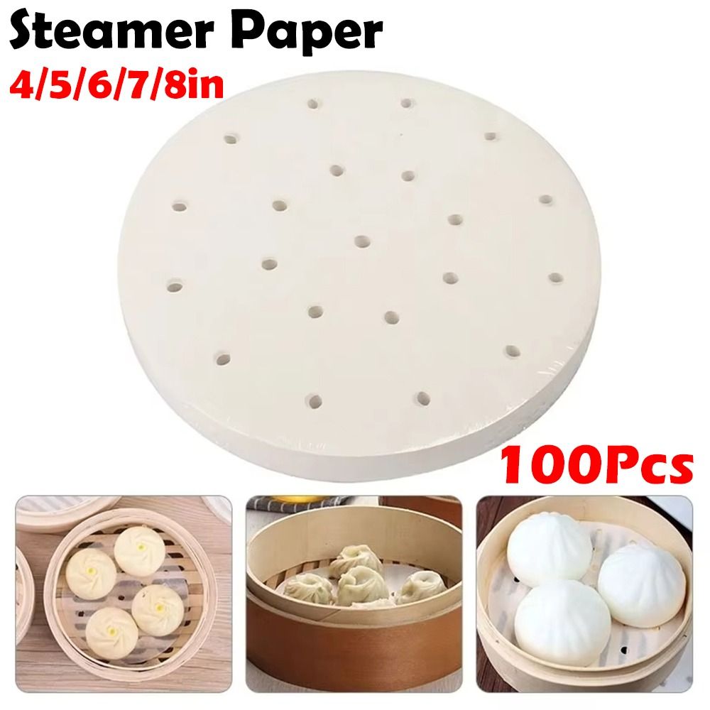 Home Cooking Help - 100 Adet Buğulanmış Kağıt Buğulanmış Çörekler