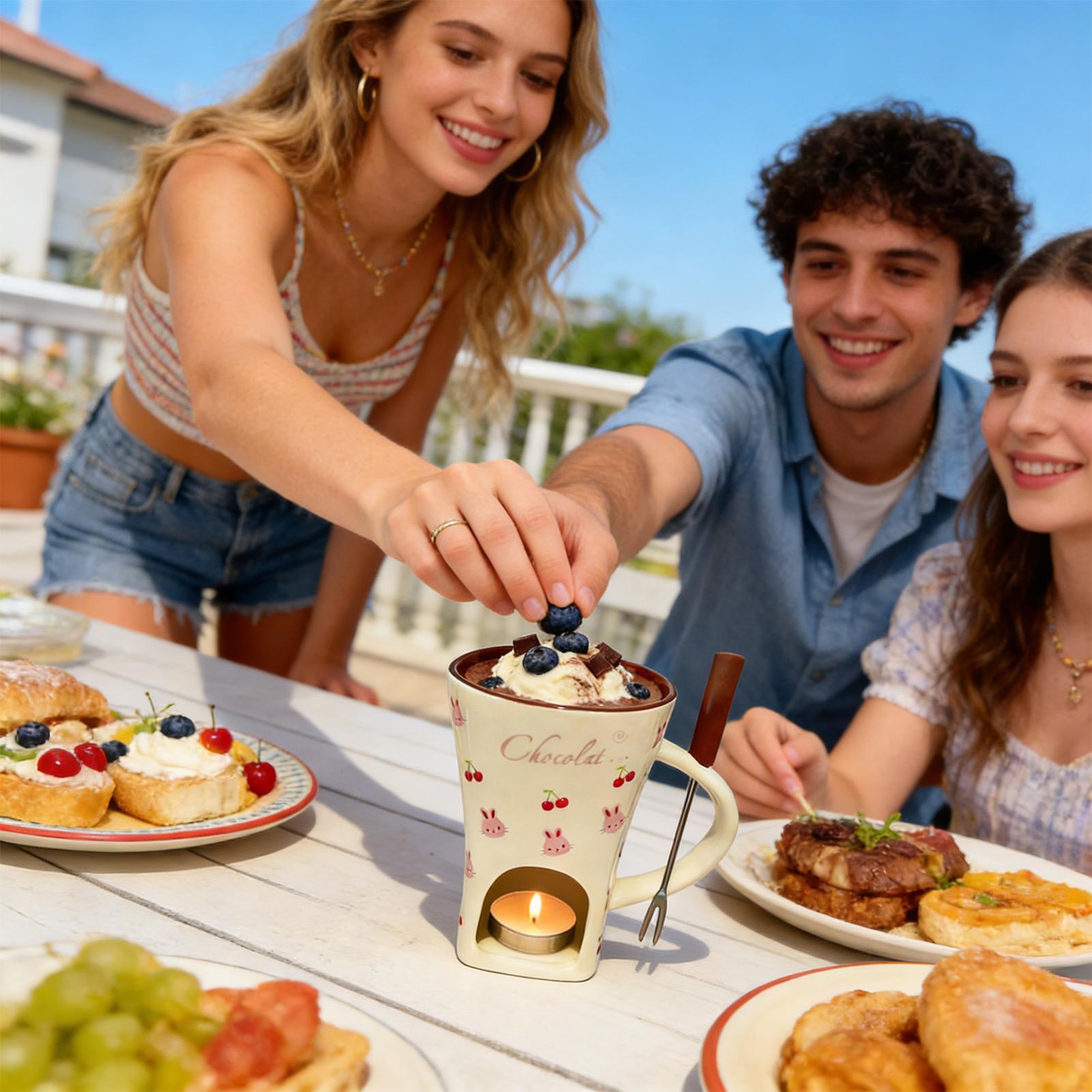 Çikolata Eritme Kabı 130ml Kiş - Fondue Pot Ceramic incelemesi ve fiyatı
