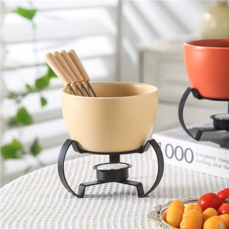 Çevre Dostu Seramik Kase ve 4  - Fondue Pot Ceramic incelemesi ve fiyatı