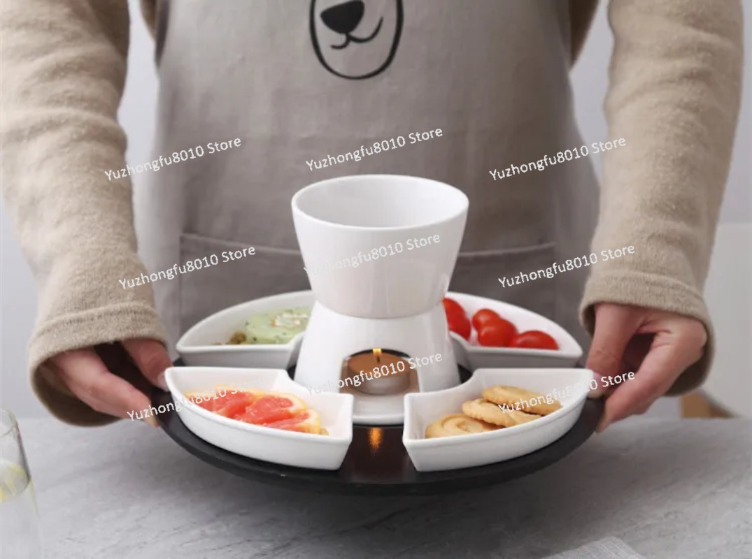 Beyaz Sırlı Seramik Çikolata F - Fondue Pot Ceramic incelemesi ve fiyatı