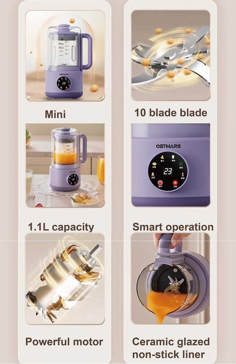 600W Ev Tipi Soya Sütü Makines - Home Cooking Electric incelemesi ve fiyatı