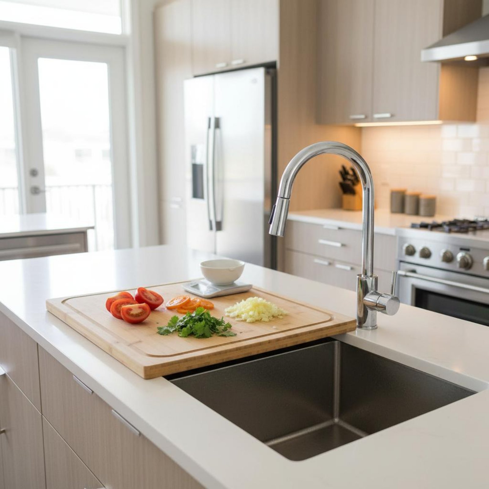 Lavabo Üzeri Kesme Tahtası Çok - Home Cooking Kitchen incelemesi ve fiyatı