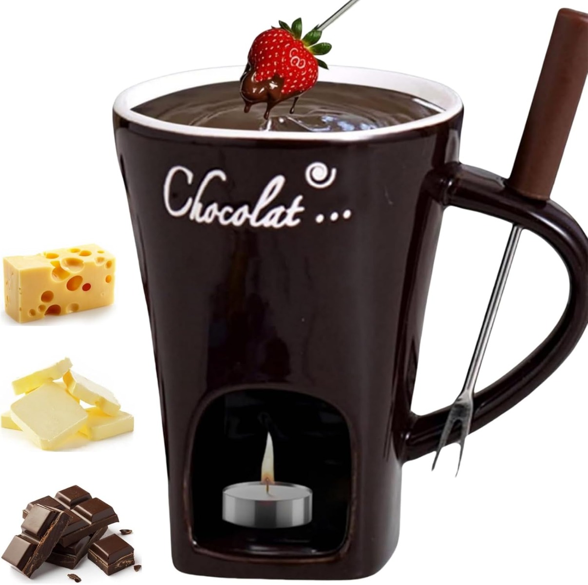 Seramik Çok Fonksiyonlu Çikola - Fondue Pot Ceramic incelemesi ve fiyatı