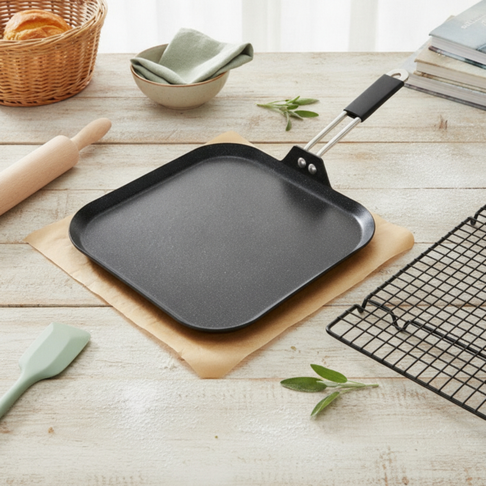Saplı Pişirme Tavası Çok Yönlü - Home Cooking Kitchen incelemesi ve fiyatı